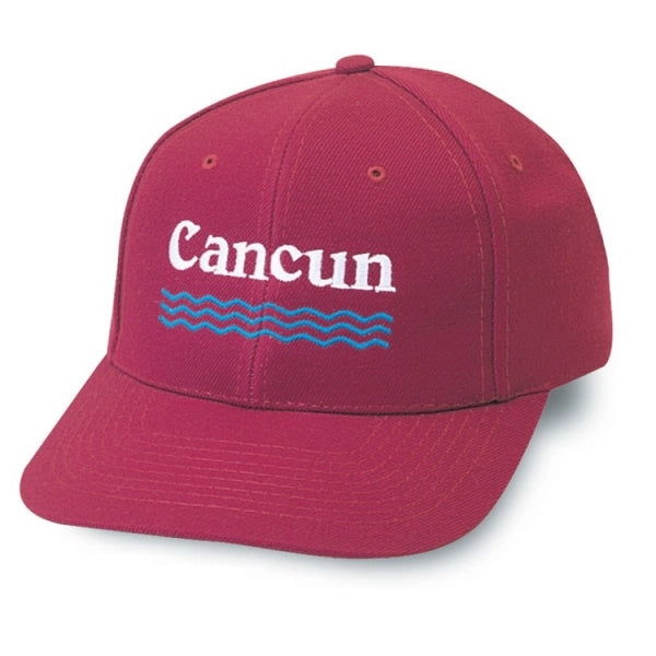 Low Crown Constructed 6-Panel Wool Blend Cap, Hook & Loop - Item #C1504