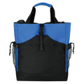 600D Poly Backpack Tote - Item #4025 - Royal-Black