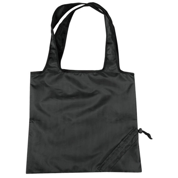 Foldable 210D Poly Tote Bag - Item #4015 - Black