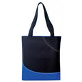 600D Poly Tote Bag 13.5" x 15.5" - Item #4211 - Royal-Black