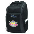 180 Multi-Function Deluxe 600D Poly Computer Backpack - Item #898 - Black