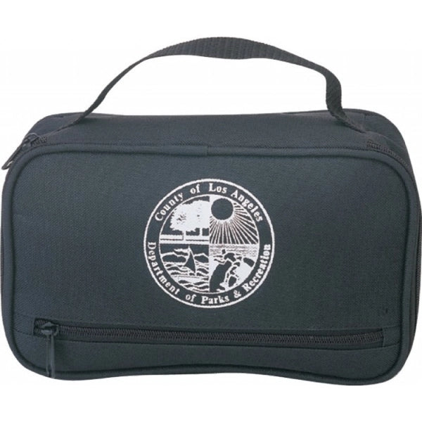 600D Poly Travel Kit 10" x 6" - Item #377 - Black