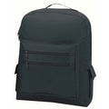 Basic 600D Poly Backpack 16" - Item #925 - Black