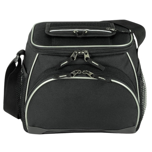 14-Pack Cooler with Easy Top Access & Leather-Like Bottom - Item #467 - Black