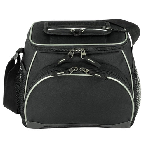14-Pack Cooler with Easy Top Access & Leather-Like Bottom - Item #467 - Black