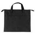 600D Poly Zippered Document Bag 15" - Item #21 - Black
