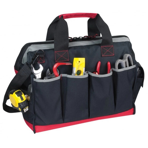 Large Open Deluxe 600D Poly Tool Bag with Multi Pockets - Item #0229
