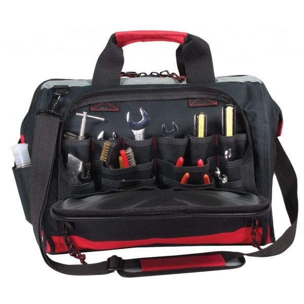 Large Open Deluxe 600D Poly Tool Bag with Multi Pockets - Item #0229