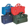 Deluxe 600D Poly Gym Duffel Bag 17" - Item #5539-S - Red