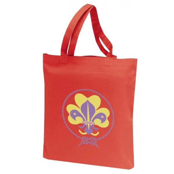 Cotton Canvas Tote Bag 15" x 16" - Item #4122 - Red