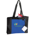 600D Poly Zippered Tote Bag 20" x 15" - Item #4312 - Royal-Black