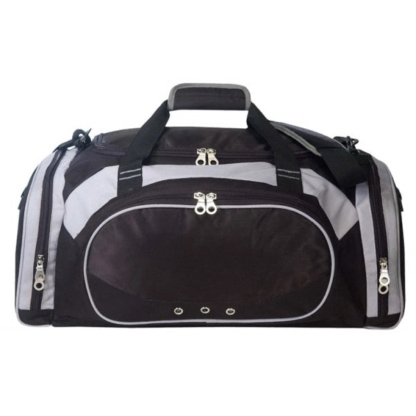 Deluxe Ripstop Poly Duffel with Shoe Storage 23" Wide - Item #5538 - Black