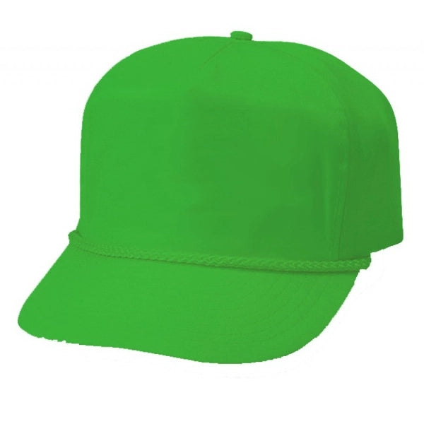 5-Panel Cotton Twill Poplin Golf Snapback Cap - Item #C1701