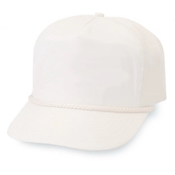 5-Panel Cotton Twill Poplin Golf Snapback Cap - Item #C1701