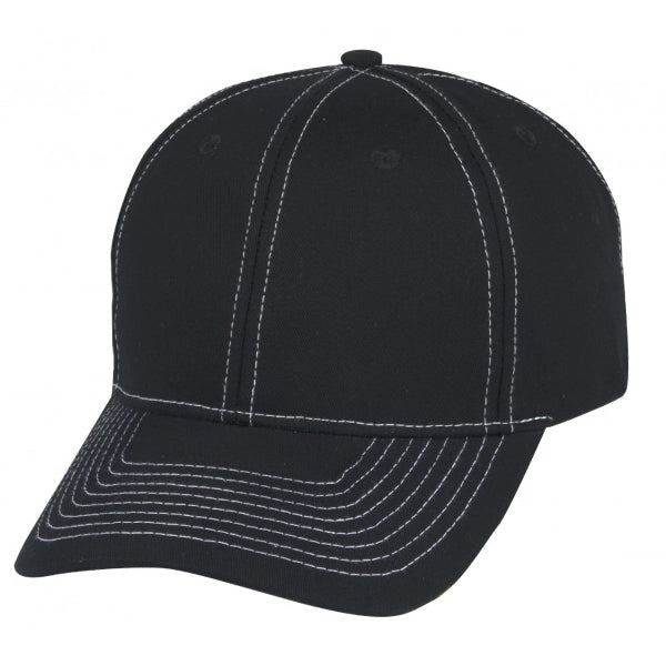 Low Crown Constructed Washed Cotton Twill Cap, Hook & Loop - Item #C2419