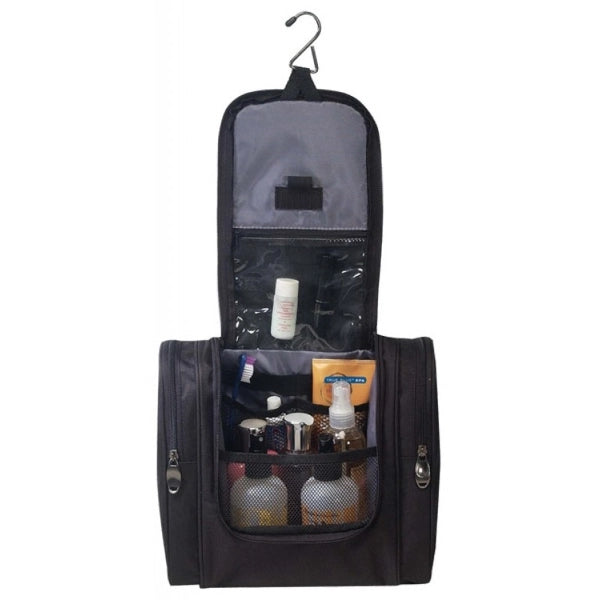 Deluxe 600D Poly Travel Kit 11.5" - Item #383 - Black