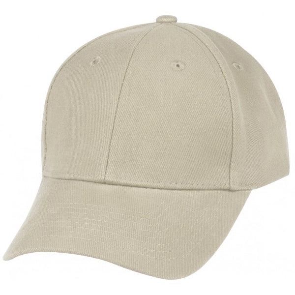 Low Crown Constructed Chino Brushed Cotton Flex Fit Cap - Item #C2427