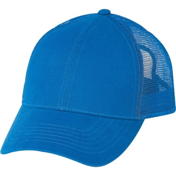 Low Crown Constructed 6-Panel Cotton Twill Mesh Cap - Item #C1602