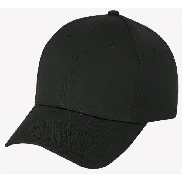 Low Crown Unstructured Light Brushed Cotton Cap, Brass Buckle - Item #C1309