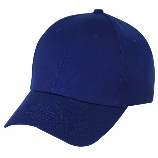 Low Crown Unstructured Light Brushed Cotton Cap, Brass Buckle - Item #C1309