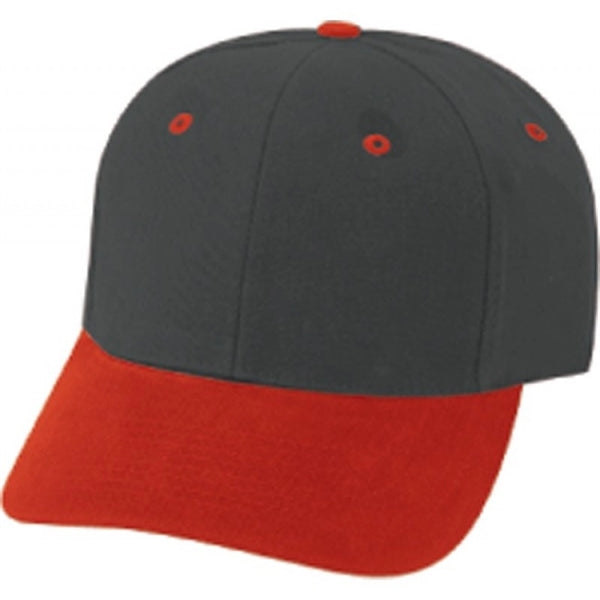 Low Crown Unstructured Heavy Brushed Cotton Cap, Brass Buckle - Item #C1306