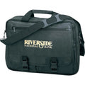 Leatherette Expandable Briefcase Bag - Item #89 - Black