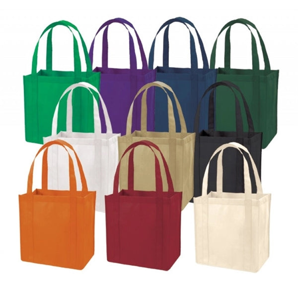 Non-Woven 100gsm Tote Bag 13" - Item #4188 - Black