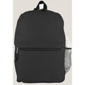 Back-to-School 600D Poly Backpack - Item #987 - Black