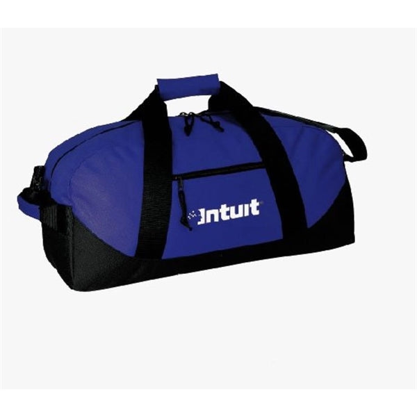 Popular 600D Poly Travel Duffel Bag 21" - Item #3373 - Navy-Black