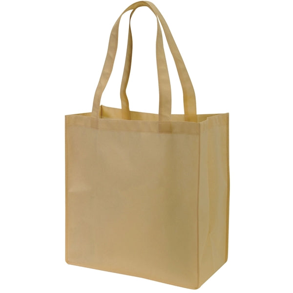 Non-Woven 100gsm Tote Bag 15" - Item #4186 - Khaki