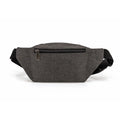 Heathered 3-Zipper Fanny Pack, Fits Up to 49" Waist - Item #Q1155 - Charcoal Heather
