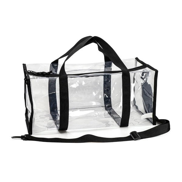 Clear Vinyl Easy-Security Duffel Bag - Item #Q6619 - Clear