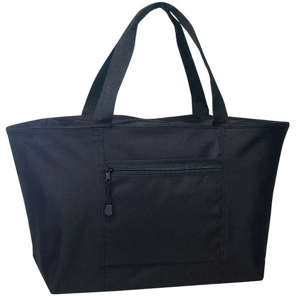 Wide-Open 600D Poly Zippered Tote Bag 25" - Item #4213