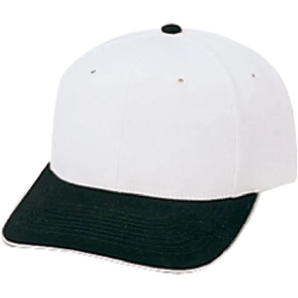 Low Crown Constructed Heavy Brushed Cotton Sandwich Bill Cap - Item #C6003