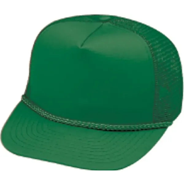Pro Style Constructed 5-Panel Twill Mesh Snapback Cap - Item #C1603 - Green