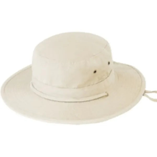Fitted Washed Cotton Twill Bucket Hat - Item #C2005 - Tan