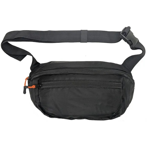Ripstop 210D Poly 3-Zipper Fanny Pack - Item #Q1118