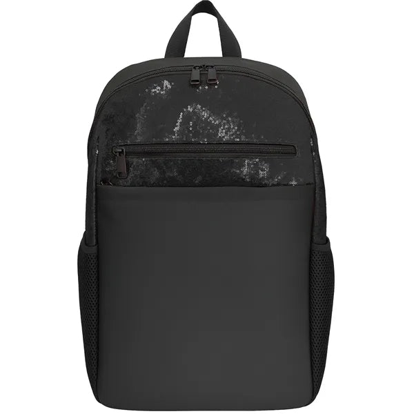 Blink Style 600D Poly Computer Backpack - Item #Q2283 - Black