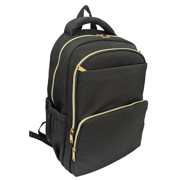 Stylish Jacquard Poly Computer Backpack - Item #Q2266
