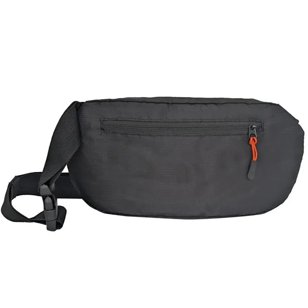 Ripstop 210D Poly 3-Zipper Fanny Pack - Item #Q1118