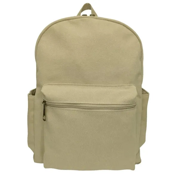 Poly-Cotton Canvas Computer Backpack - Item #Q2277