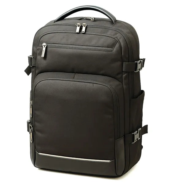 Heavy-Duty 1000D Ballistic Poly Computer Backpack - Item #Q2288 - Black