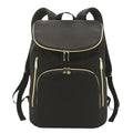 Deluxe Nylon Travel Computer Backpack - Item #Q2066 - Black