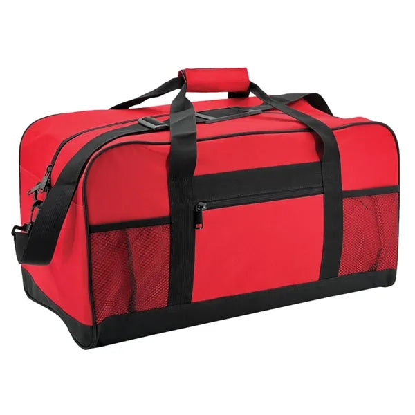 Sport Deluxe Poly Travel Duffel Bag with Shoe Storage - Item #Q6646