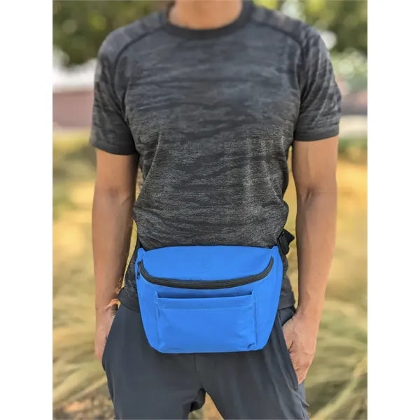 Poly Three-Zipper Fanny Pack / Crossbody Sling - Item #Q1166