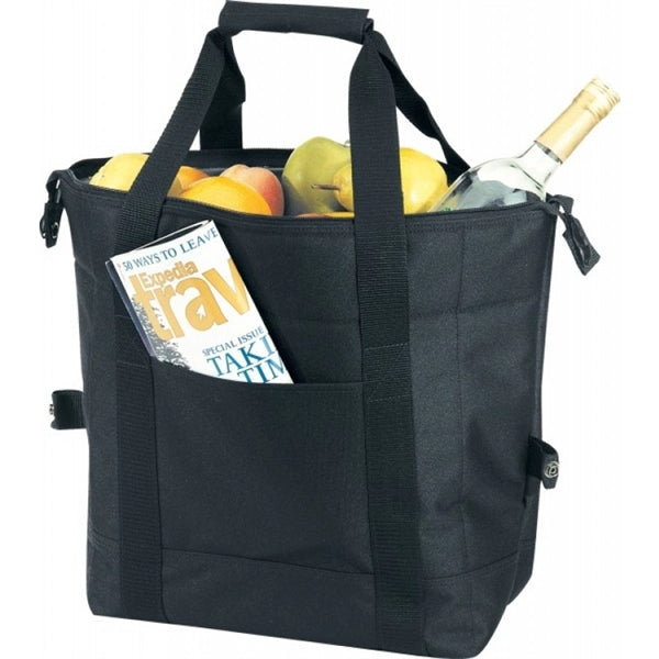 Insulated 600D Poly Picnic Cooler, Holds 20 Cans - Item #498