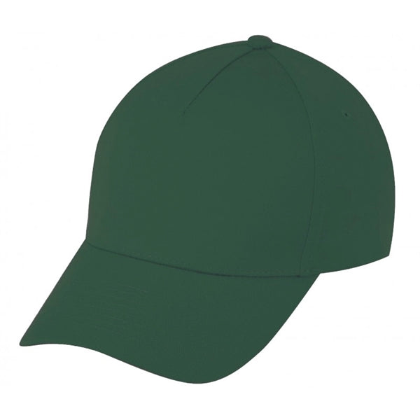 Low Crown Constructed 5-Panel Cotton Twill Cap, Hook & Loop - Item #C1606 - Green