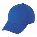 Low Crown Constructed 5-Panel Cotton Twill Cap, Hook & Loop - Item #C1606 - Royal Blue