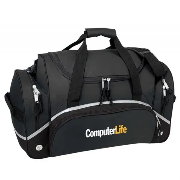 Deluxe 600D Poly Duffel Bag 22" - Item #5551 - Black