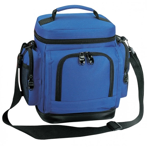Deluxe Leakproof 600D Poly Cooler, Leather-Like Bottom - Item #462 - Royal